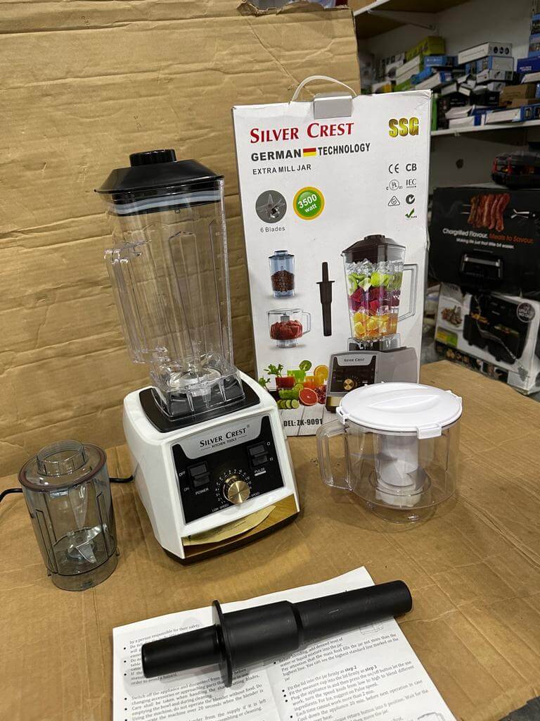 GERMAN SILVER CREST BLENDER 3500 WATT 3 IN 1