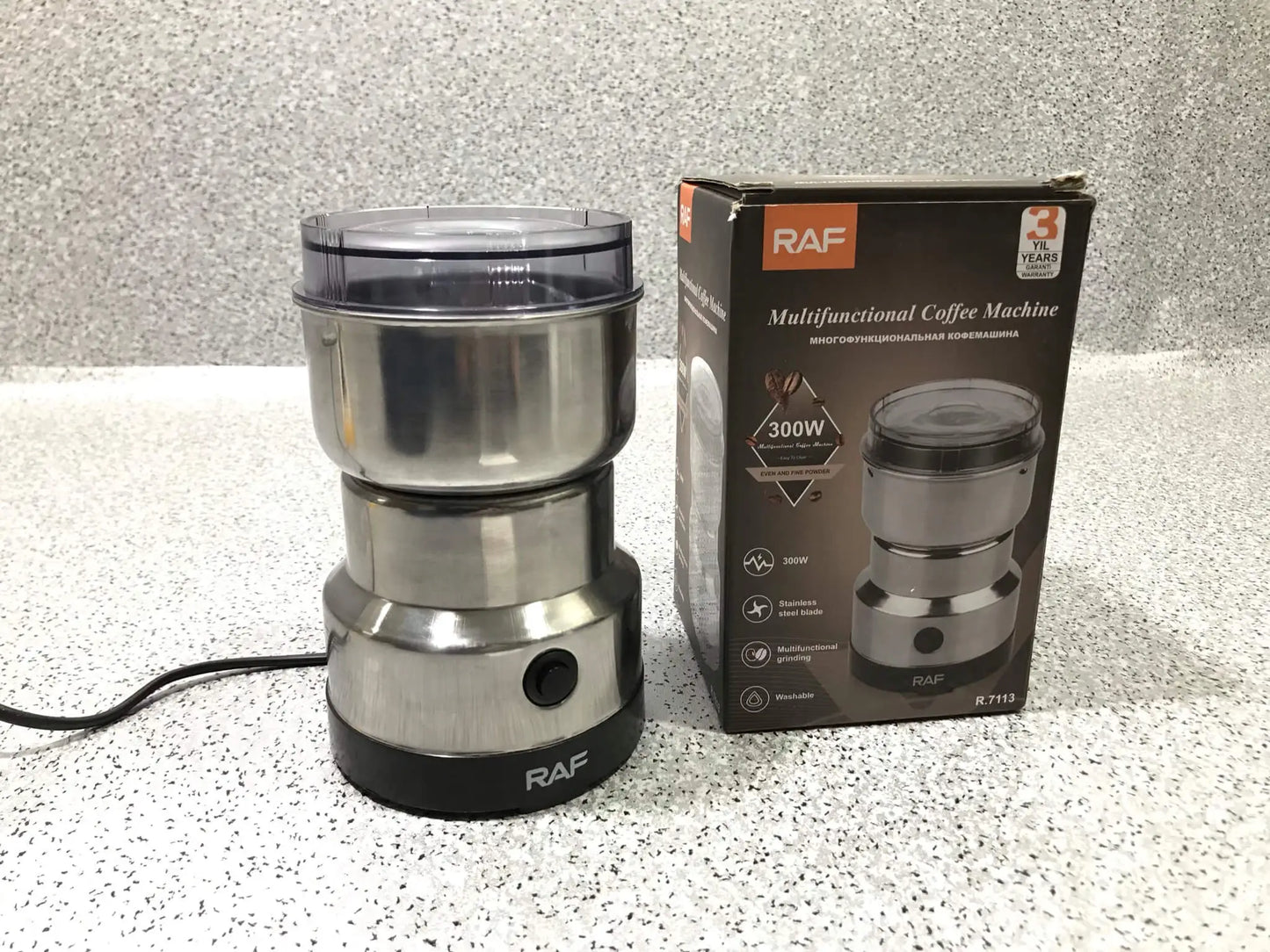 Multi Purpose Electric Coffee Grinder Automatic Coffee Spice Bean Grinder Stainless Steel